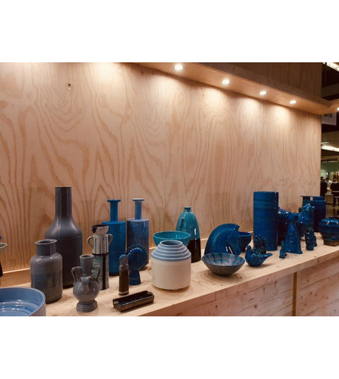 POSACENERE  ALDO LONDI RIMINI BLU ART. ZZ999-106 BITOSSI CERAMICHE BLUE