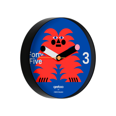 WALL CLOCK BY MARCO OGGIAN MAGIC SAMU 66001MS QEEBOO MULTICOLOR