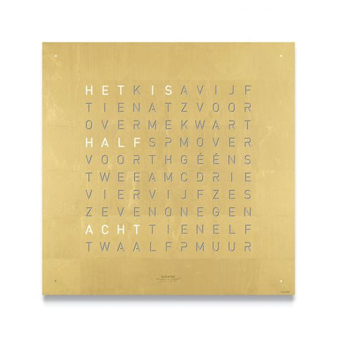 QLOCKTWO CLASSIC 45X45 GOLD