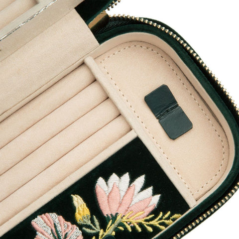 PORTAGIOIE ZOE TRAVEL ZIP CASE FOREST GREEN 393312 WOLF GREEN