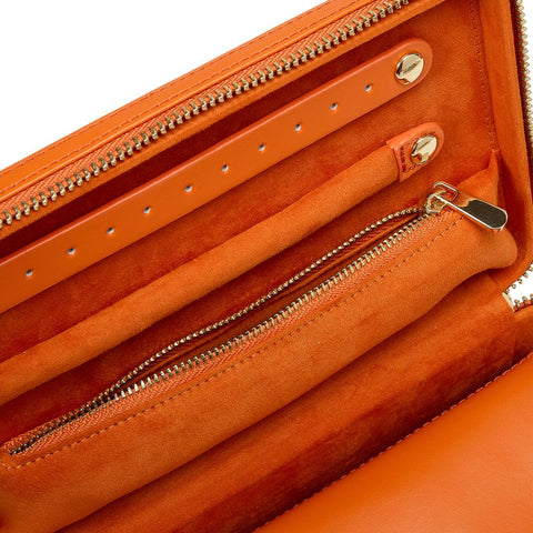 PORTAGIOIE MARIA MEDIUM ZIP CASE TANGERINE 766339 WOLF ORANGE