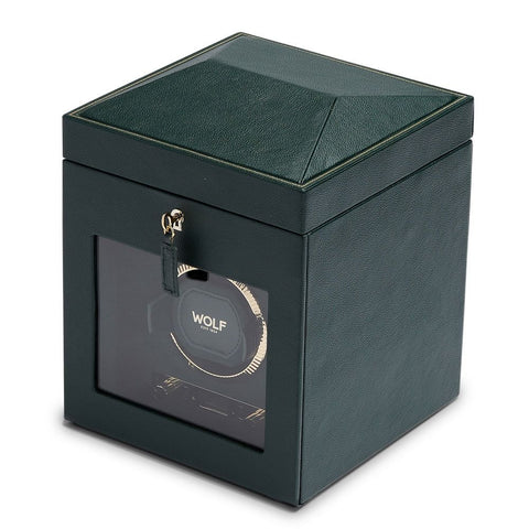PORTAOROLOGI BRITISH RACING SINGLEV WATCH WINDER 792141 WOLF GREEN