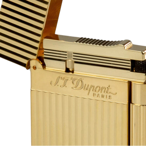 ACCENDINO S.T  DUPONT LI L2 VERTICAL LINES /Y GOLD LINE 2 ART. 016827