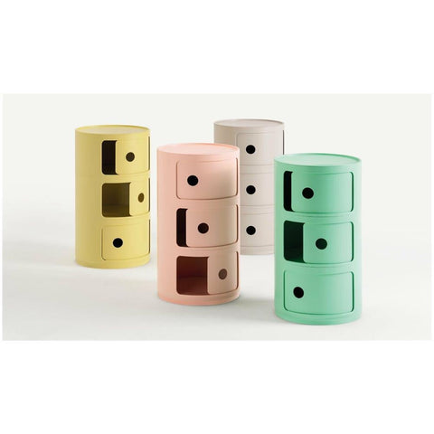 COMODINO COMPONIBILE BIO 3 ELEMENTI 5970/VE KARTELL GREEN