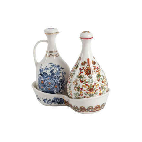 SET PER CONDIMENTI HYBRID THELME 18,4 X 9,2 X 16 CM 09690 SELETTI WHITE