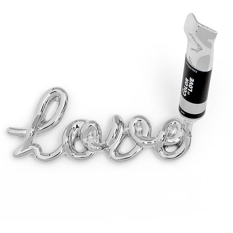 SCULTURA MINI THE COLOR OF LOVE ARGENTO CM12 ART. BPZ013/S SEQUENZE SILVER