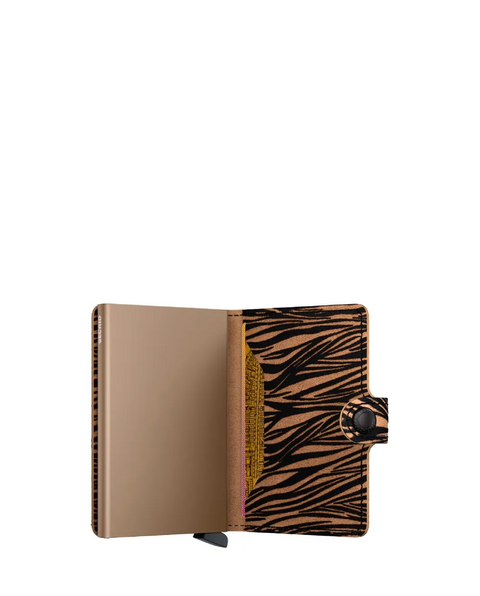 PORTAFOGLIO MINIWALLET ZEBRA BEIGE SECRID WHITE