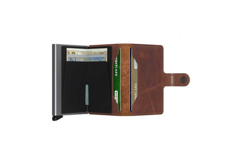 MINIWALLET SECRID VINTAGE BROWN