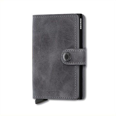 MINIWALLET SECRID  VINTAGE grey-black