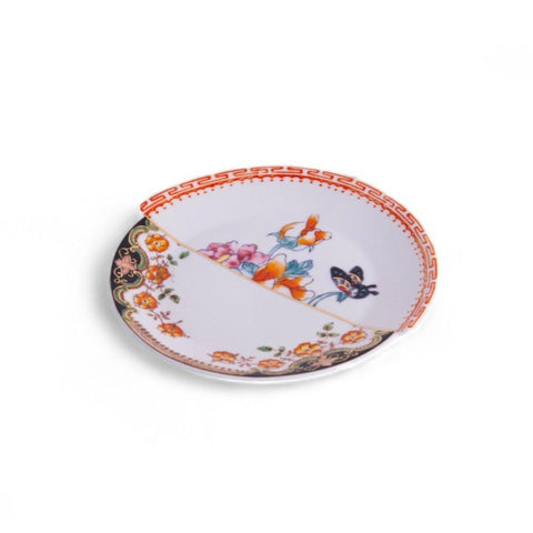 PIATTINO PORCELLANA HYBRID CM 15 ZERMUDE 09705 SELETTI WHITE