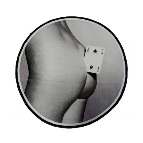 TAPPETO TWO OF SPADES ROTONDO 18203 SELETTI  GREY