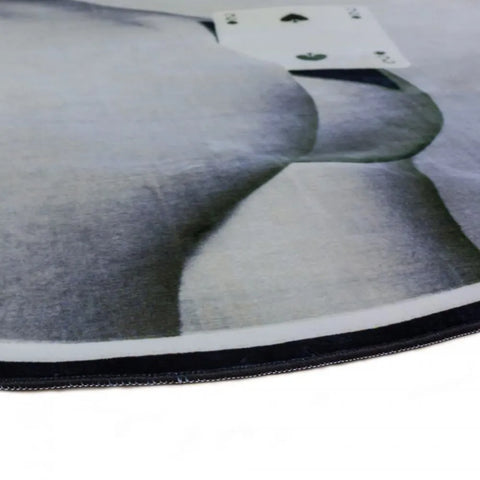 TAPPETO TWO OF SPADES ROTONDO 18203 SELETTI  GREY