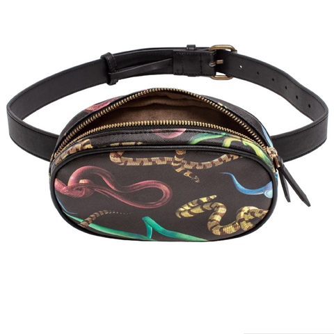 PU TOILETPAPER BELT CM.19X12.5X4.5 WITH SELETTI SNAKES BELT