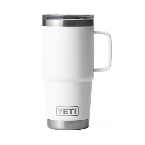 RAMBLER TRAVEL MUG YETI WHITE