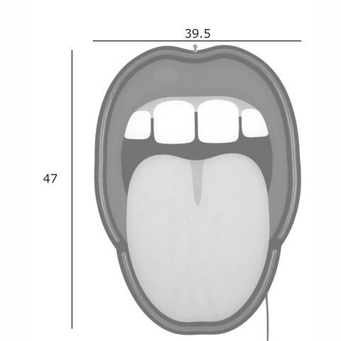 LED NEON SIGNS TONGUE SELETTI 13101