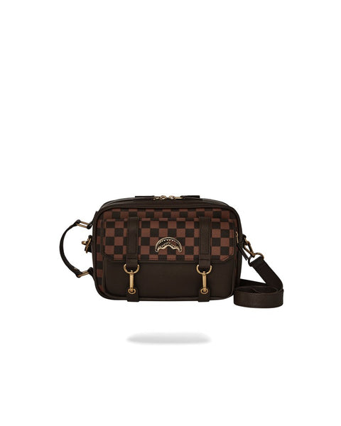 BORSELLO OPS PIXEL EMBOSS TOILETRY ART. 910B7457NSZ SPRAYGROUND BROWN