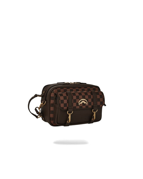 BORSELLO OPS PIXEL EMBOSS TOILETRY ART. 910B7457NSZ SPRAYGROUND BROWN