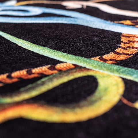 TAPPETO SNAKES ROTONDO 18201 SELETTI MULTICOLOR