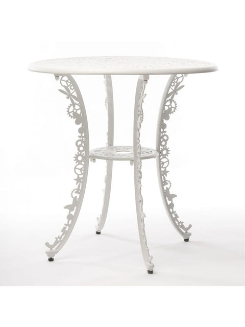 TAVOLO IN ALLUMINIO INDUSTRY COLLECTION 70 X 74CM ART. 18687BIA SELETTI WHITE