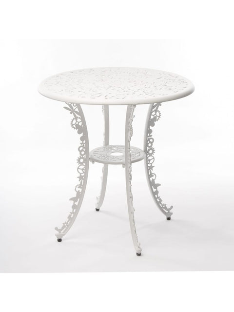 TAVOLO IN ALLUMINIO INDUSTRY COLLECTION 70 X 74CM ART. 18687BIA SELETTI WHITE