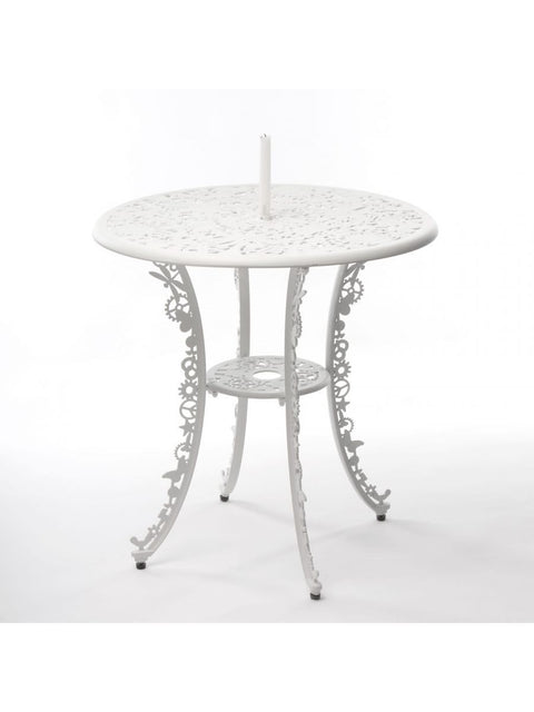 TAVOLO IN ALLUMINIO INDUSTRY COLLECTION 70 X 74CM ART. 18687BIA SELETTI WHITE
