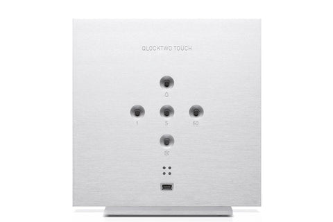 QLOCKTWO TOUCH 13,5X13,5 CM BIANCO