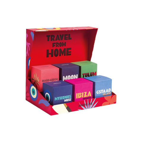 ASSOULINE TRAVEL FROM HOME SCENTED CANDLE SET