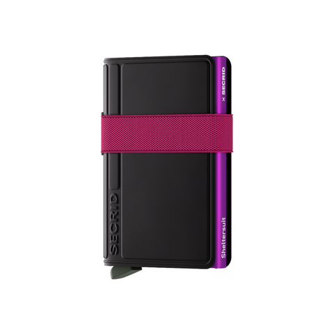 SECRID BANDWALLET SHELTERSUIT BLACK-FUCHSIA