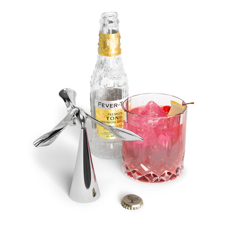 CAVATAPPI TIPSY BOTTLE OPENER CHROME 1013387-158 UMBRA SILVER
