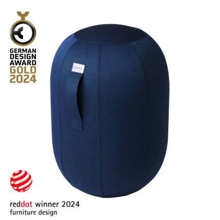 SGABELLO KAPSUL LEIV 60-65 VLUV ROYAL BLUE