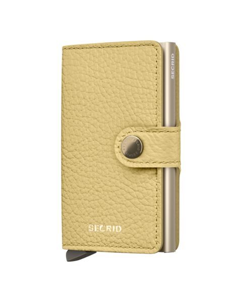PORTAFOGLIO MINIWALLET PEBBLE BUTTER SECRID YELLOW