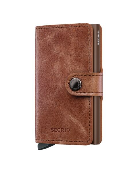 PORTAFOGLIO MINIWALLET VINTAGE COGNAC-BROWN SECRID BROWN