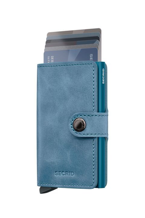 PORTAFOGLIO MINIWALLET VINTAGE TEAL SECRID BLUE