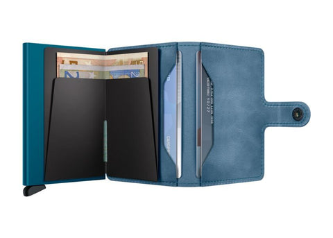 PORTAFOGLIO MINIWALLET VINTAGE TEAL SECRID BLUE