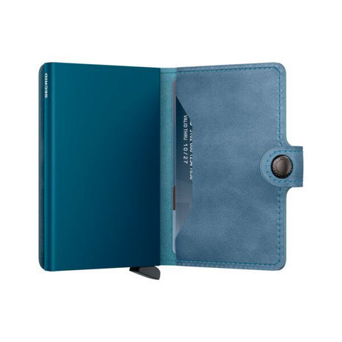 PORTAFOGLIO MINIWALLET VINTAGE TEAL SECRID BLUE
