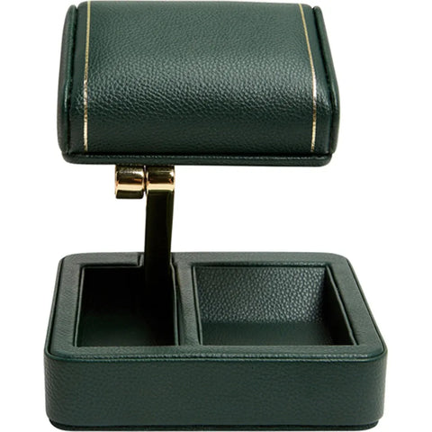 PORTAOROLOGI  BRITISH RACING SINGLE TRAVEL WATCH STAND 485441 WOLF GREEN