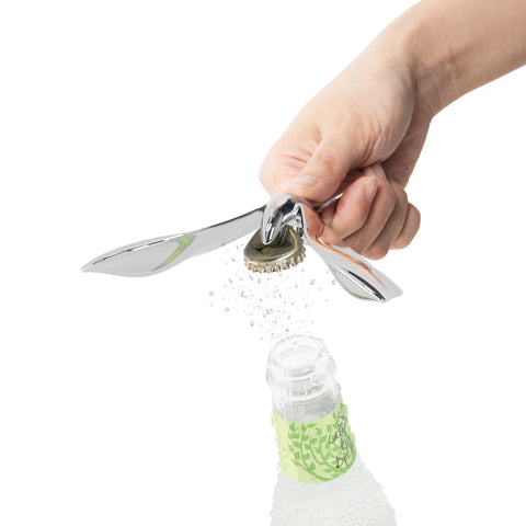 CAVATAPPI TIPSY BOTTLE OPENER CHROME 1013387-158 UMBRA SILVER