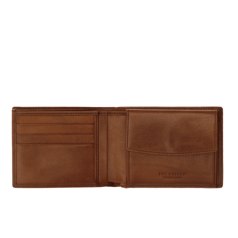 "MAN'S LEATHER WALLET THE BRIDGE LEATHER ART. 01451201/14"