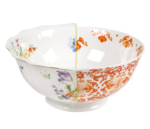 SELETTI SALAD BOWL IN ERSILIA HYBRID PORCELAIN