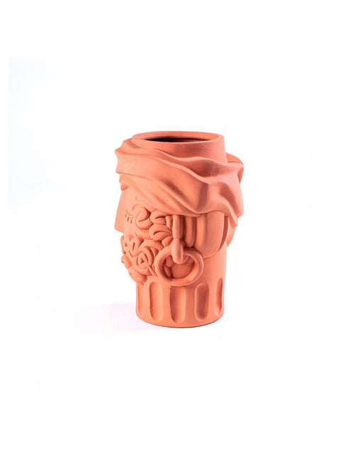 VASO IN TERRACOTTA SELETTI MAN 25X23 H33 ART 11506