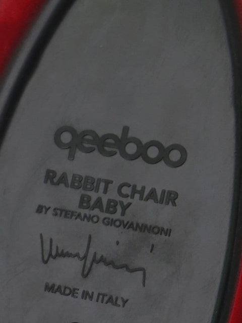 "QEEBOO RABBIT CHAIR BABY VELVET LIGHT BLUE"