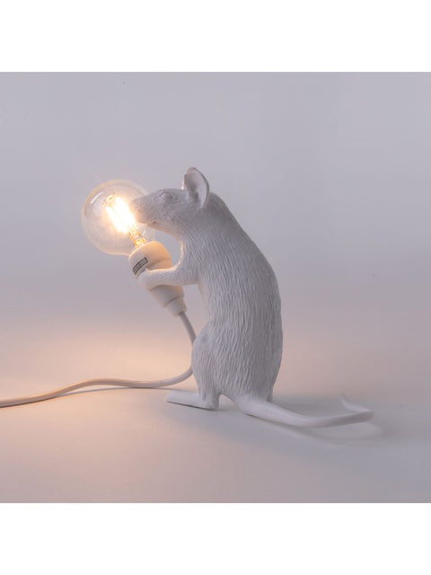 RESIN LAMP MOUSE LAMP-MAC CM.5X15 H.12,5 SITTING USB