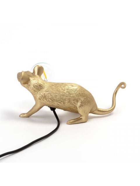 LAMPADA SELETTI MOUSE GOLD ART 15232