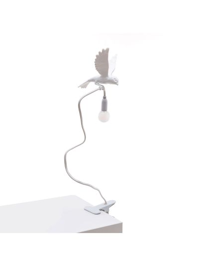 "SELETTI SPARROW LANDING RESIN USB LAMP ART. 15310"