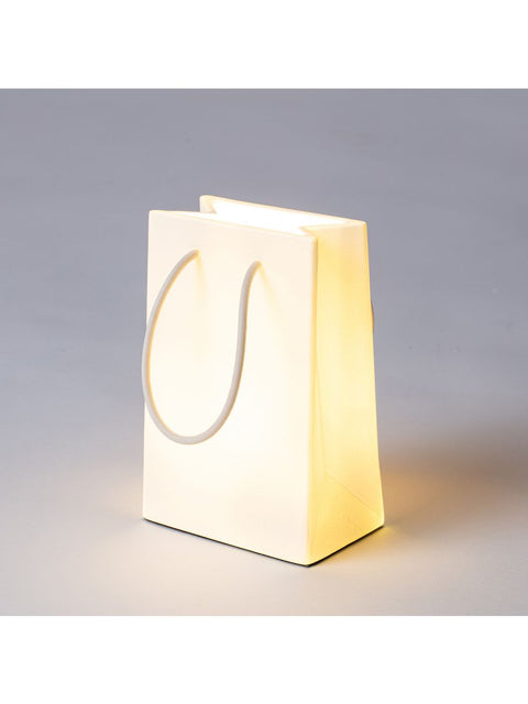 "SELETTI LAMP IN LED RESIN SHOPPERGLOW CM 12X7,5 H 18,5"