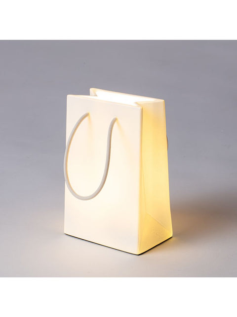 "SELETTI LAMP IN LED RESIN SHOPPERGLOW CM 12X7,5 H 18,5"