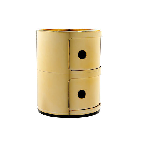 COMPONIBILE KARTELL 2 CASSETTI ORO ART 05966/GG