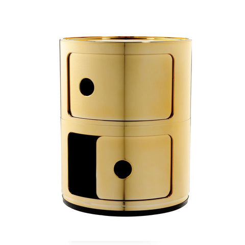 COMODINO COMPONIBILE 2 ELEMENTI 05966/GG KARTELL GOLD