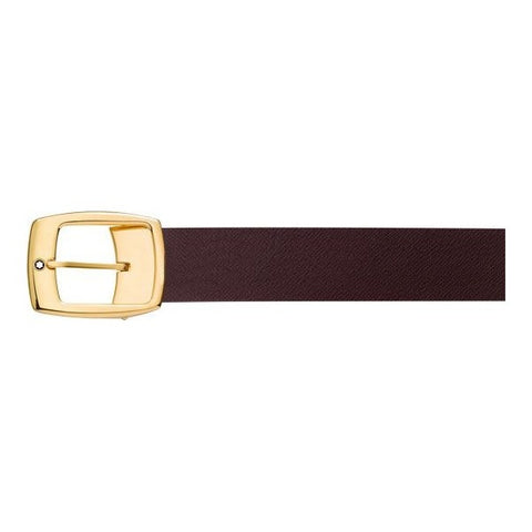 MONTBLANC BROWN LEATHER BELT