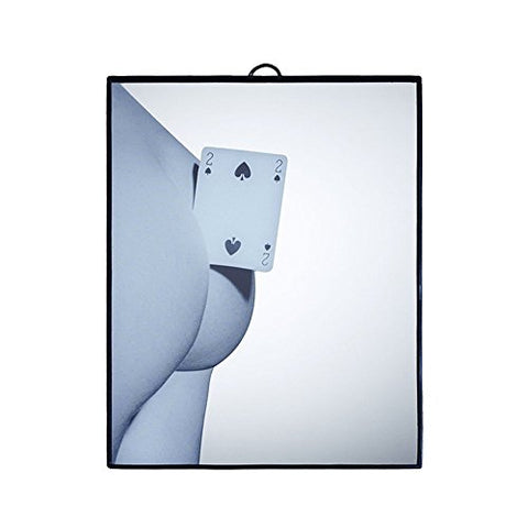 TOILETPAPER MIRROR CM.17,5X23 TWO OF SPADES SELETTI